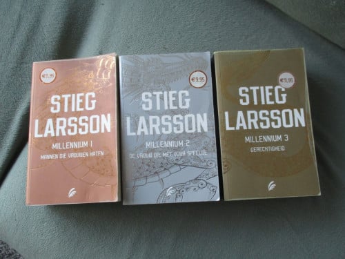 3 boeken Stieg Larsson millenium