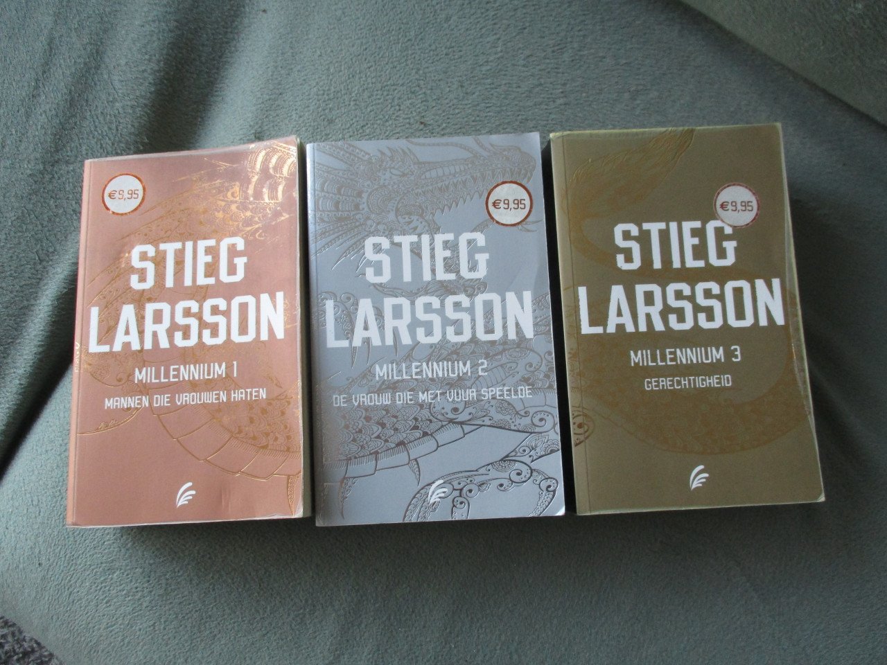 3 boeken Stieg Larsson millenium