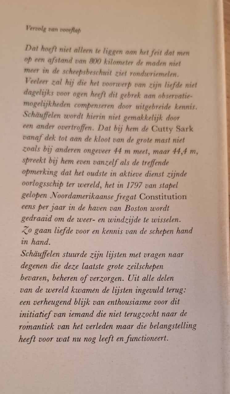 De laatste grote zeilschepen, door Otmar Schäuffelen
