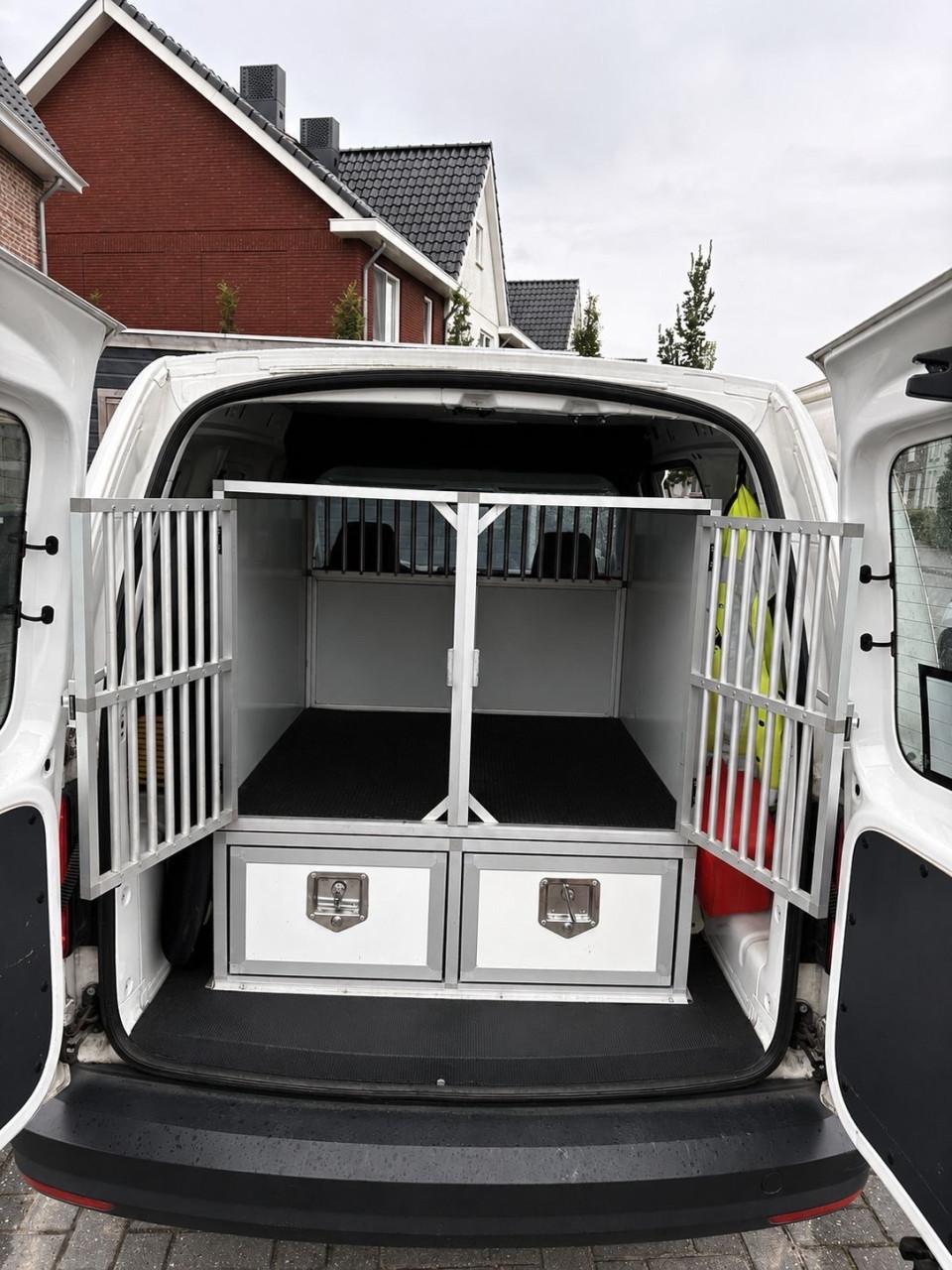 Hundos Autobench Dubbel recht model met ladeblok dubbel