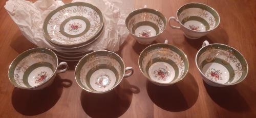 Royal Grafton Theekopjes en Schotels - Vintage Porselein
