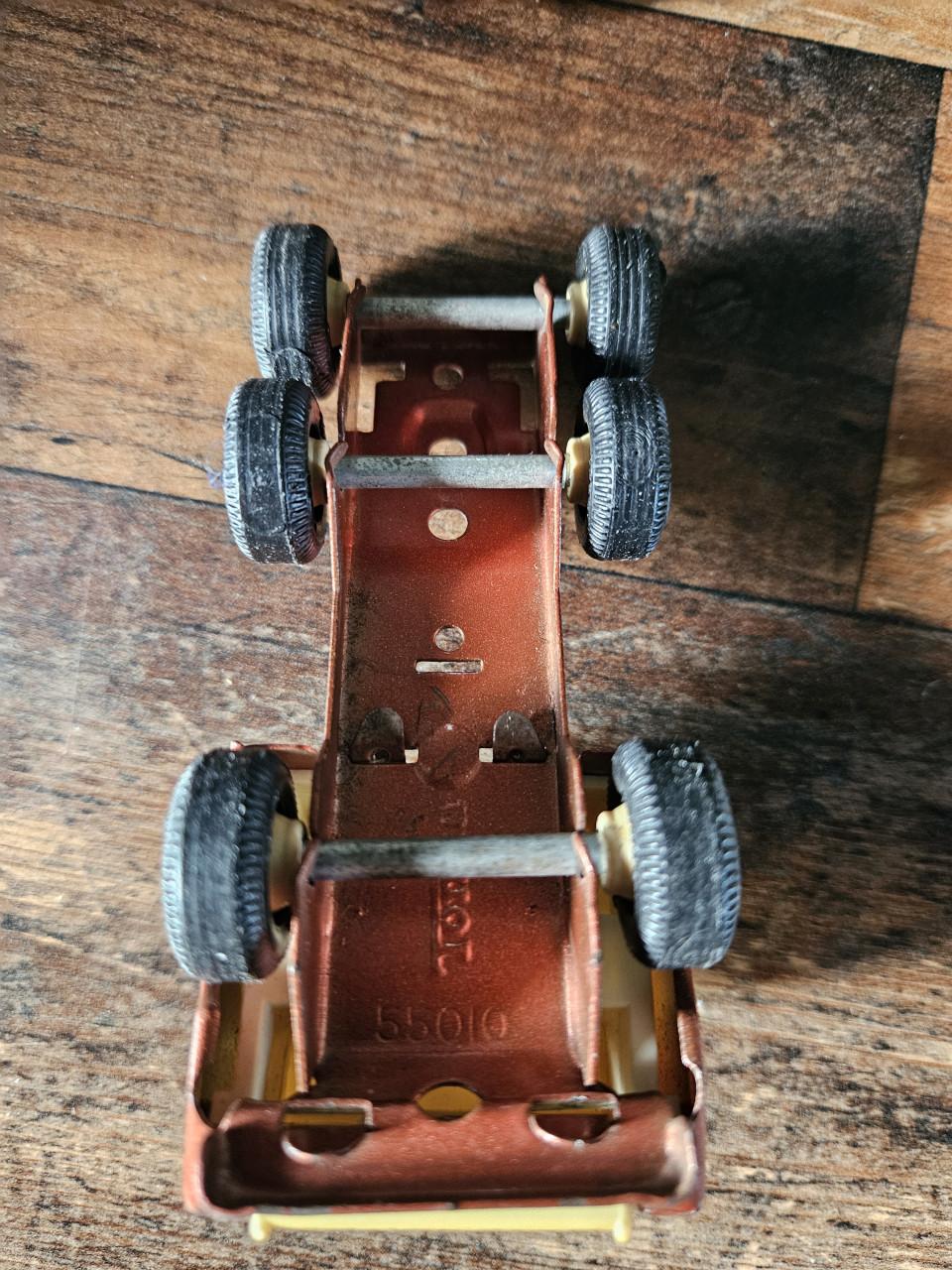 Vintage Tonka pick up en tonka Truck met Paardentrailer