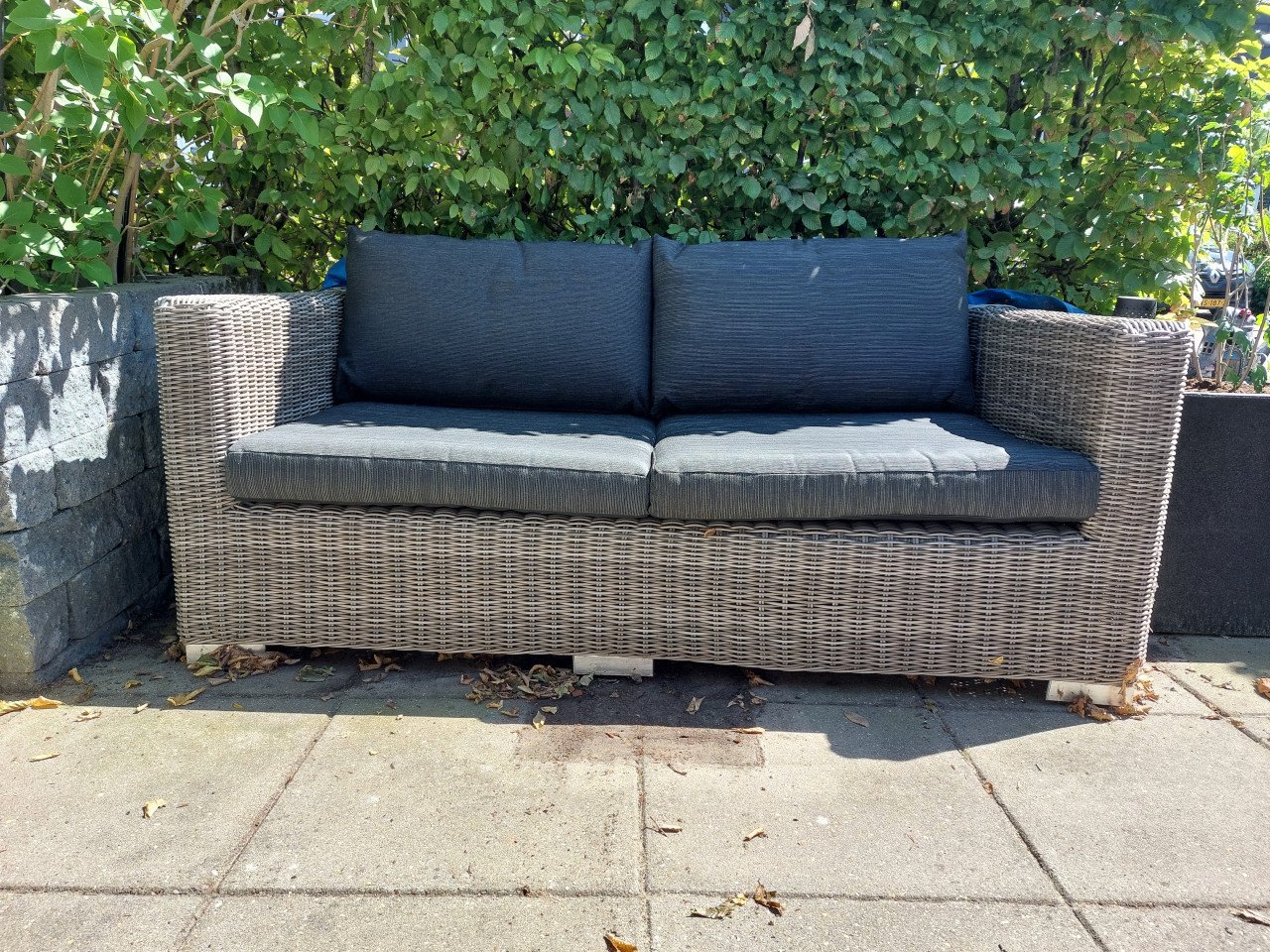 2-zits loungebank voor buiten