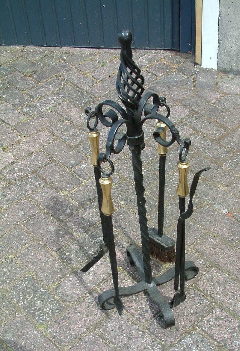 Openhaard  -kachel stel