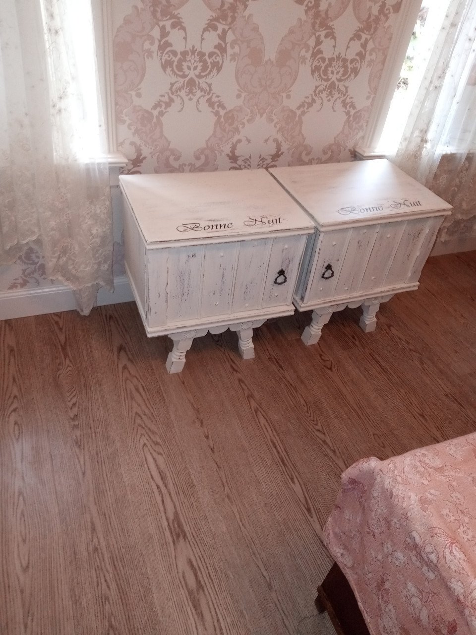 2 Brocante Nachtkastjes