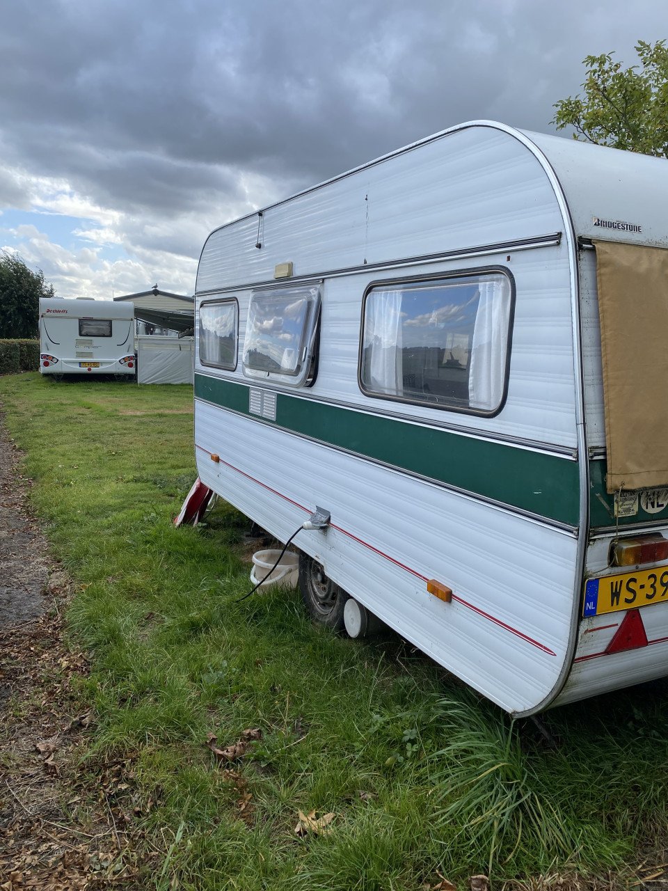 Retro caravan