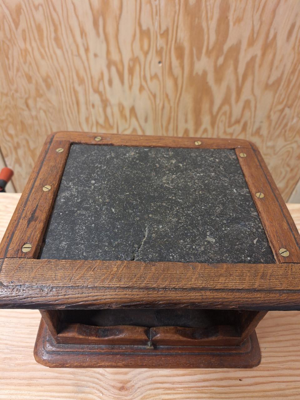 Brocante houten stoof