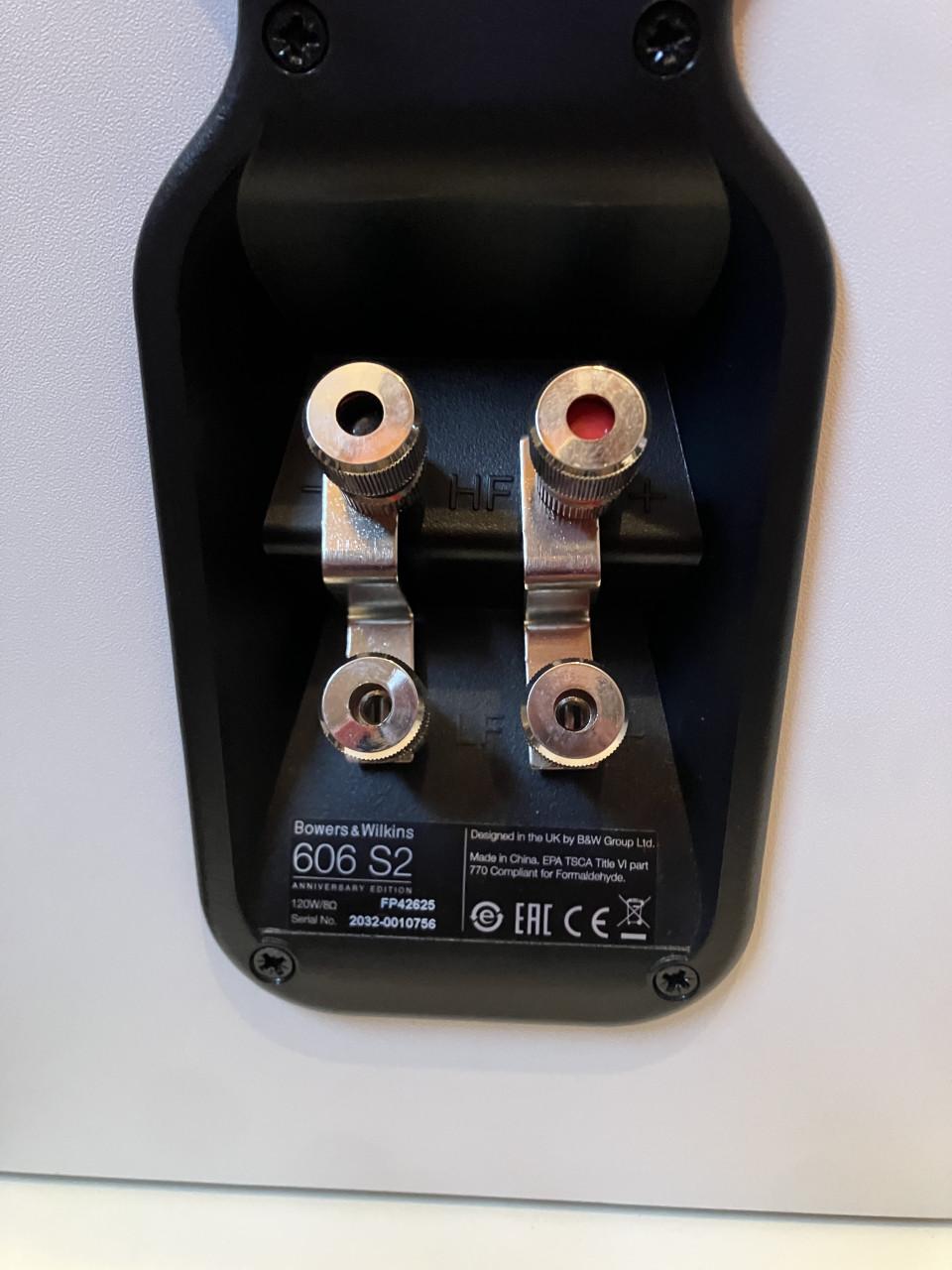 Bowers & Wilkins 606 S2 Anniversary Edition wit nieuwstaat garantie