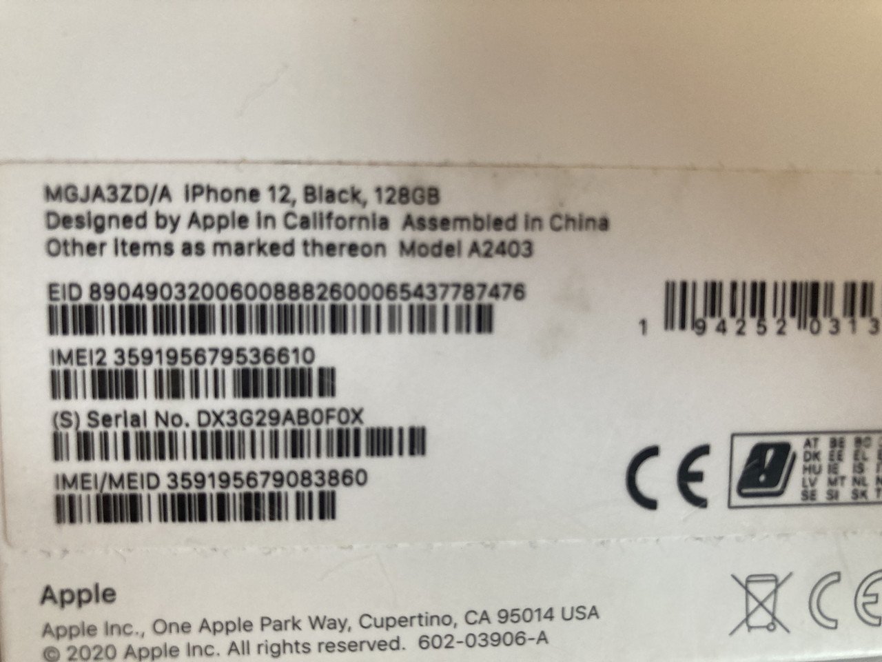 Iphone 12 128gb