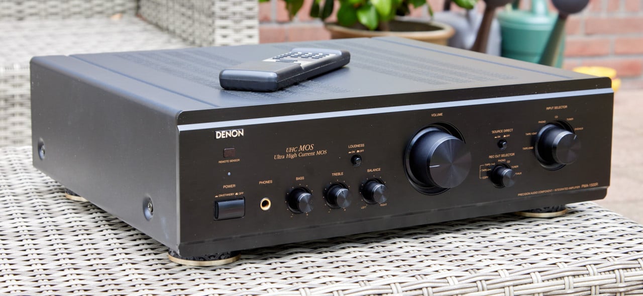 Denon PMA-1500R, 2 x 70 watt geintegreerde versterker, zwart
