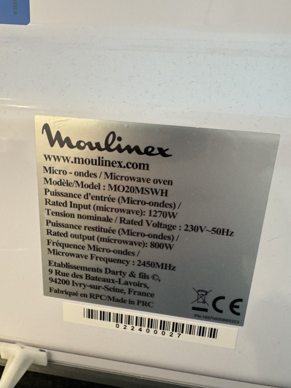 👉 Zo goed als nieuwe magnetron – Moulinex