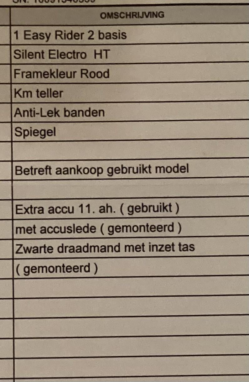Elektrische driewieler Van Raam Easyrider