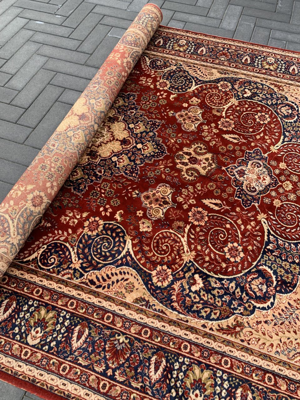 ❣️Schitterend Sfeervol Vintage Vloerkleed van Zuiver Scheerwol ❣️