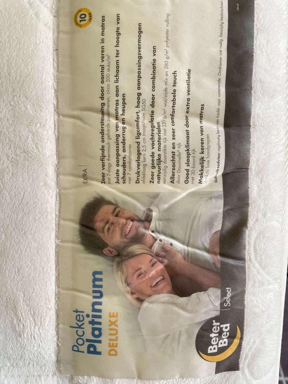 Beter bed matras pocket platinum de luxe extra