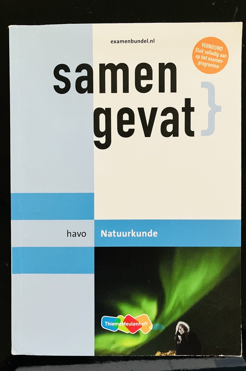 Examenbundel & samengevat, HAVO, Wis B, Nat, Schei, Bio, Nld, Engels