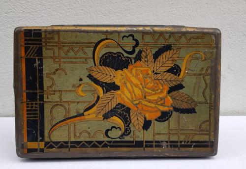 Art deco blik van Melle suikerwerken Breskens   toffee's, biscuits en drops