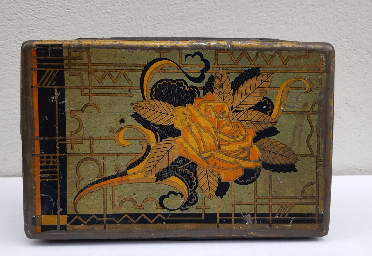 Art deco blik van Melle suikerwerken Breskens   toffee's, biscuits en drops