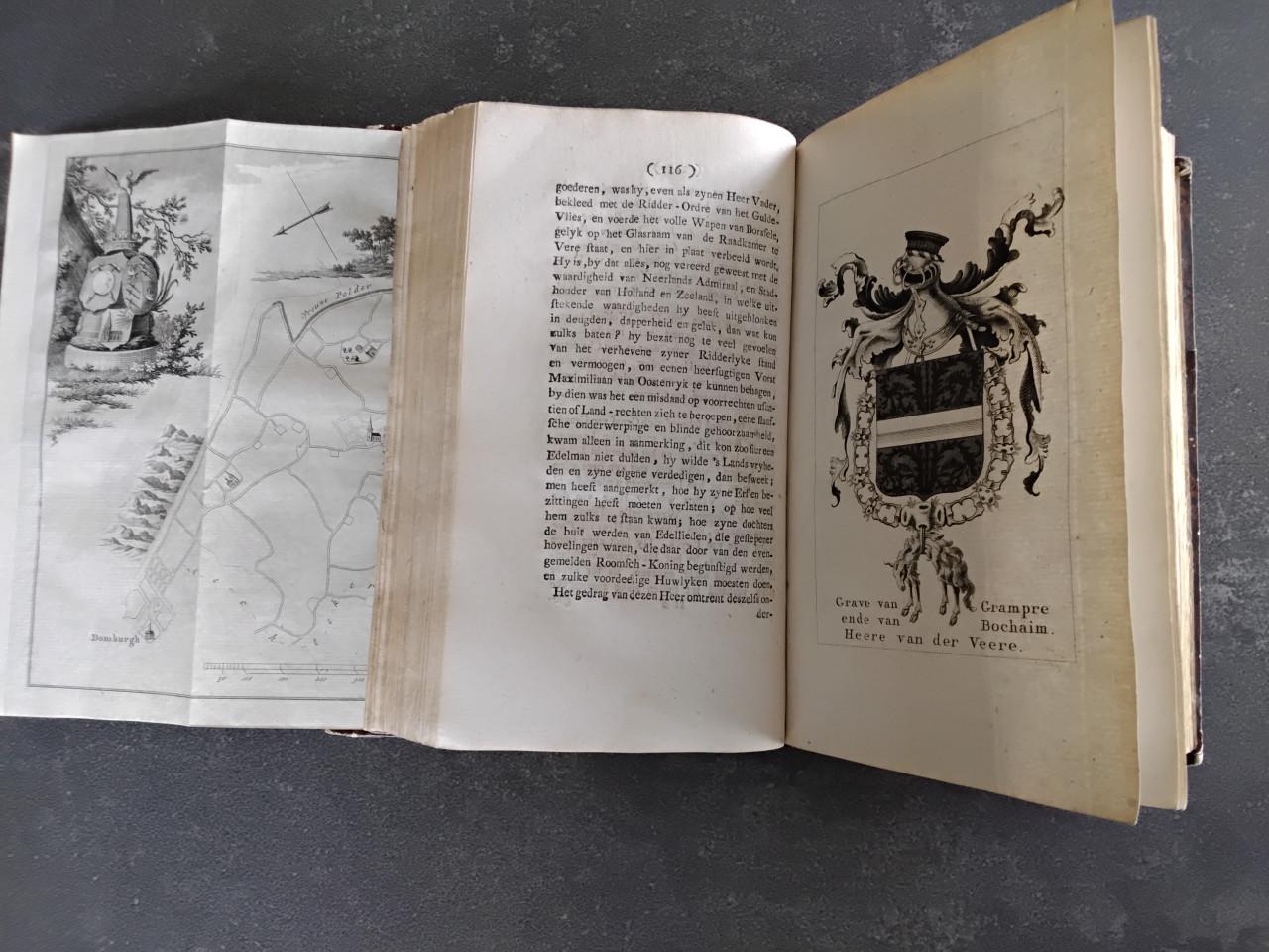 Boekwerk Zeeuwse oudheden Walcheren Ermerins jr 1780
