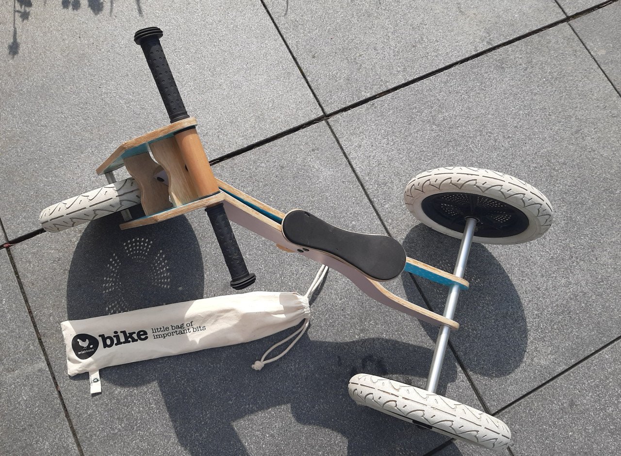 Wishbone bike 3-in-1 loopfiets