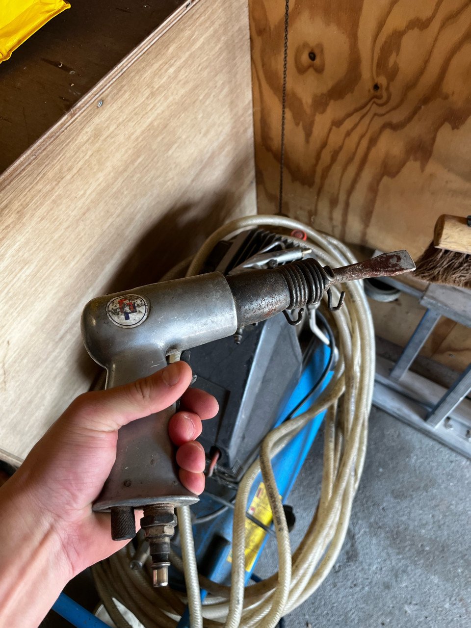 Compressor met toebehoren