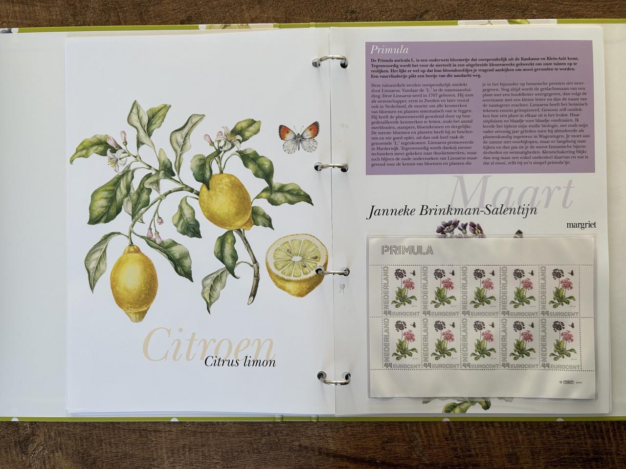 Postzegel album Bloemenpracht