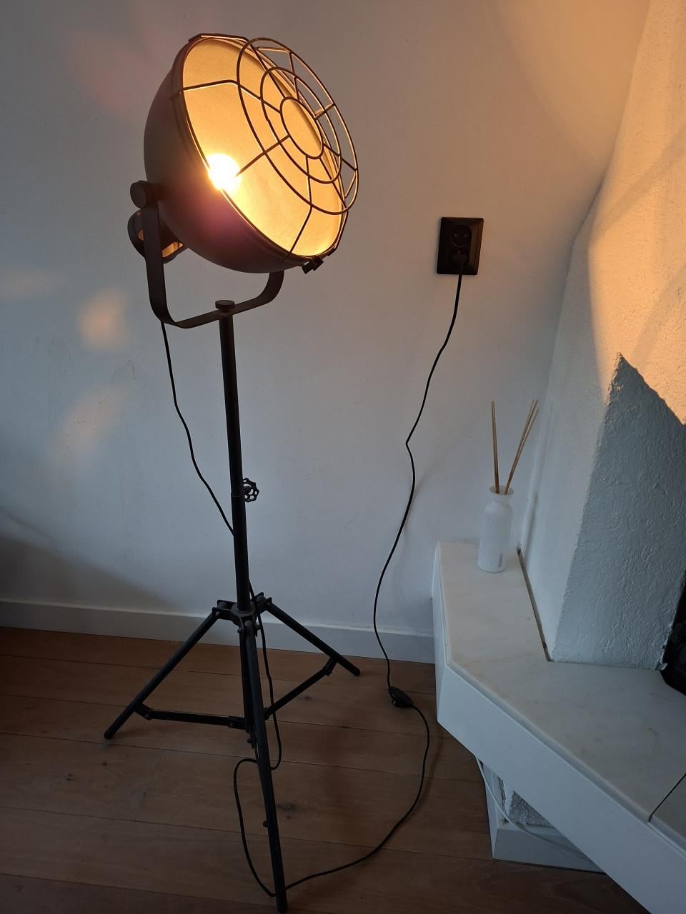 Industriële sta lamp