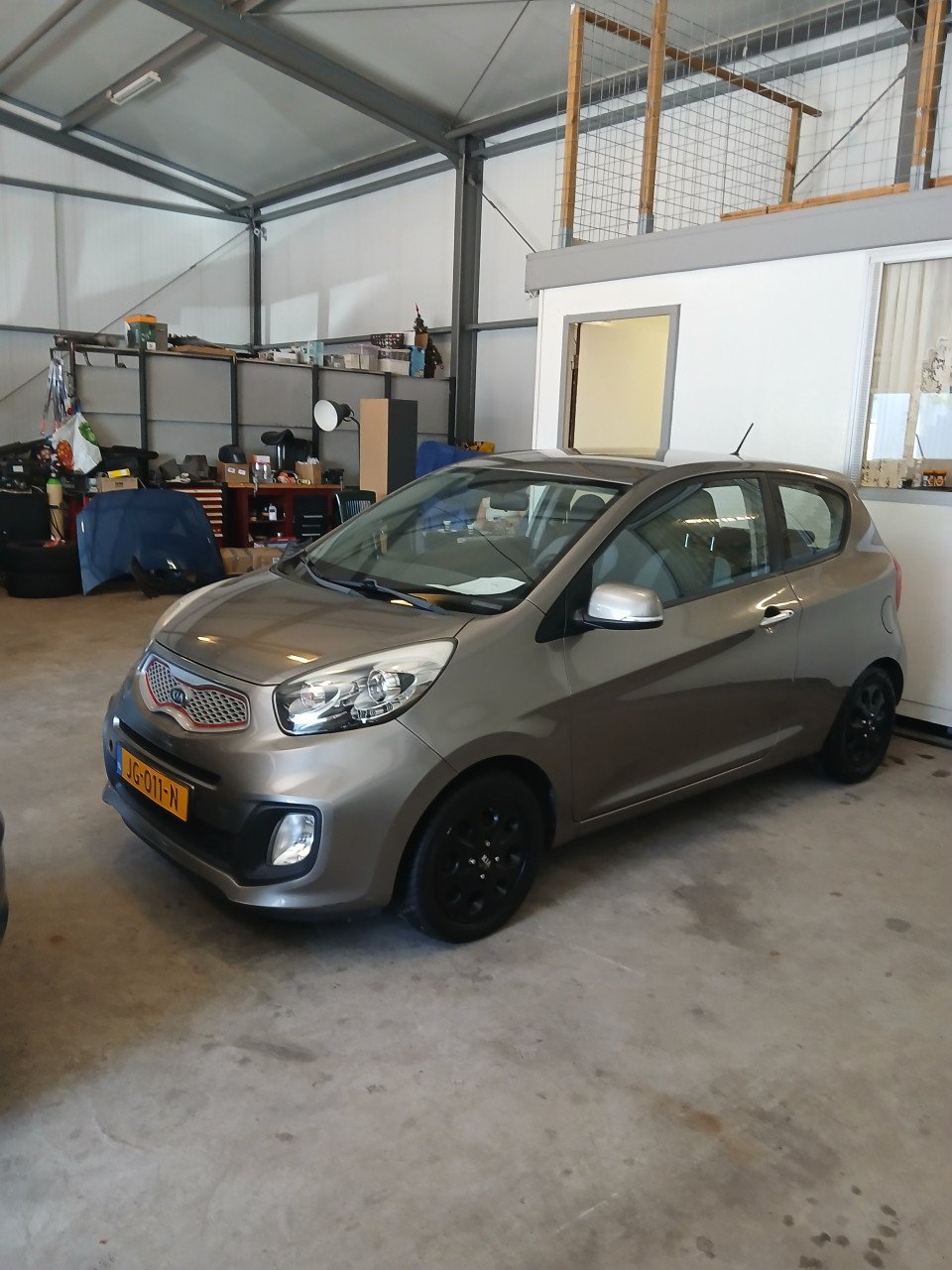 Kia Picanto Lux-2012-km.170234-Airco-L.M. velgen-half leer-i.z.g.st.4500,=