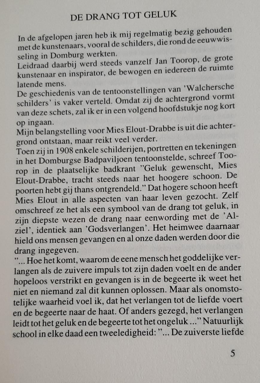 Heimwee houdt ons gevangen, kunstenaarsbrieven aan M. Elout-Drabbe, Domburg