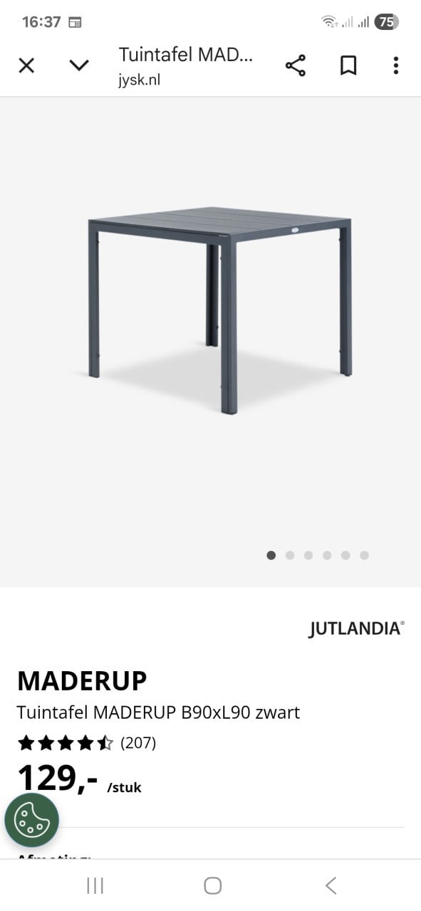 Tuintafel