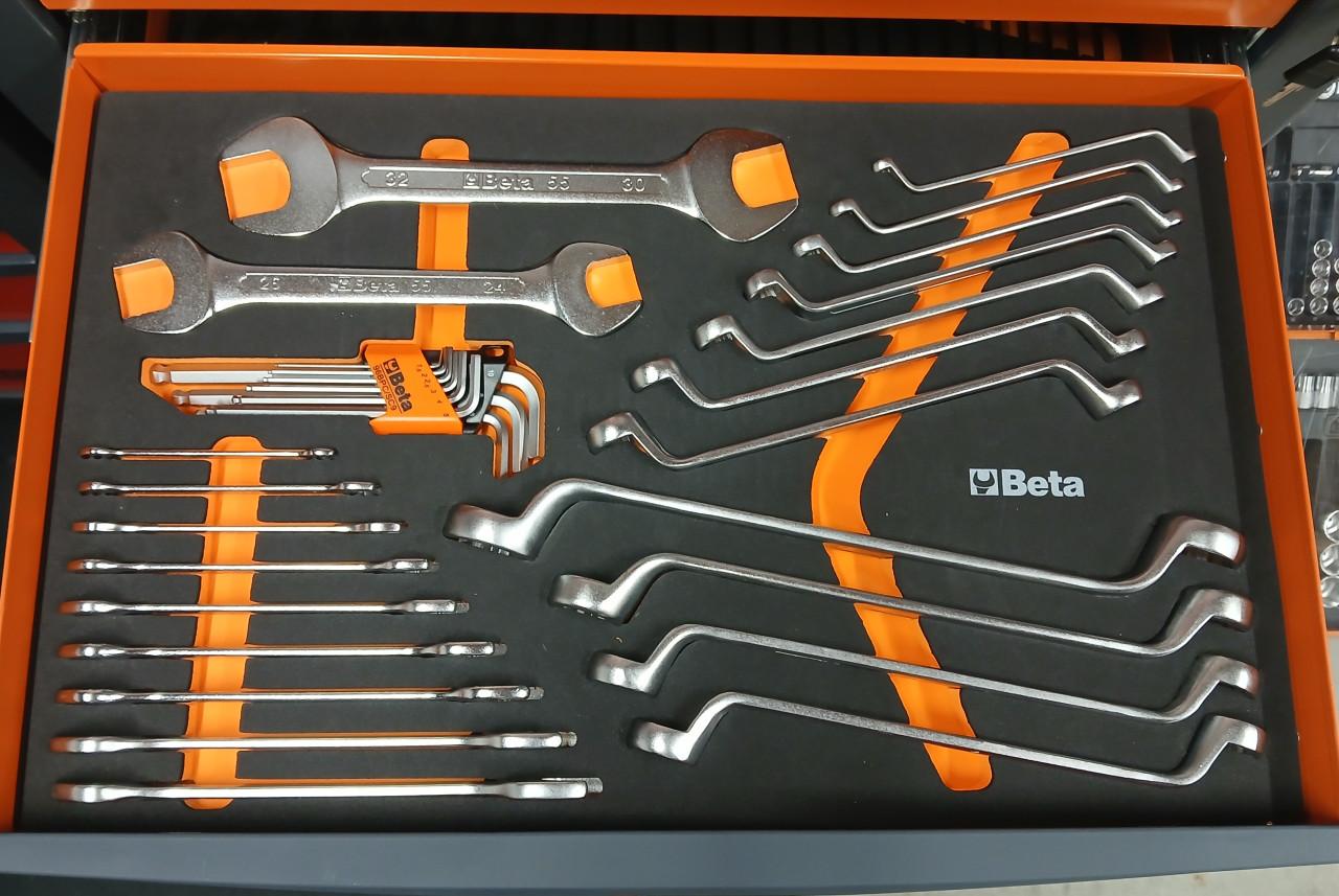 Beta gereedschapswagen RSC24 - gevuld