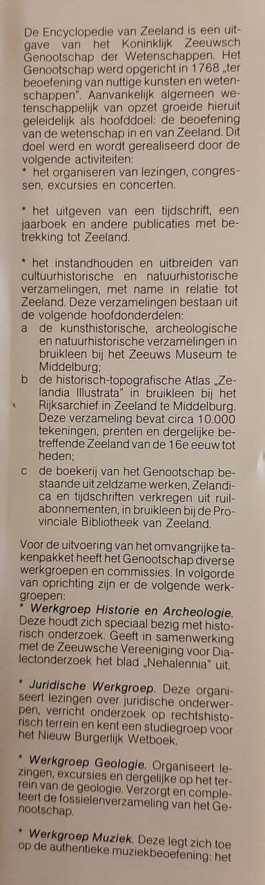 Encyclopedie van Zeeland - 3-delig, door M.P. de Bruin e.a.
