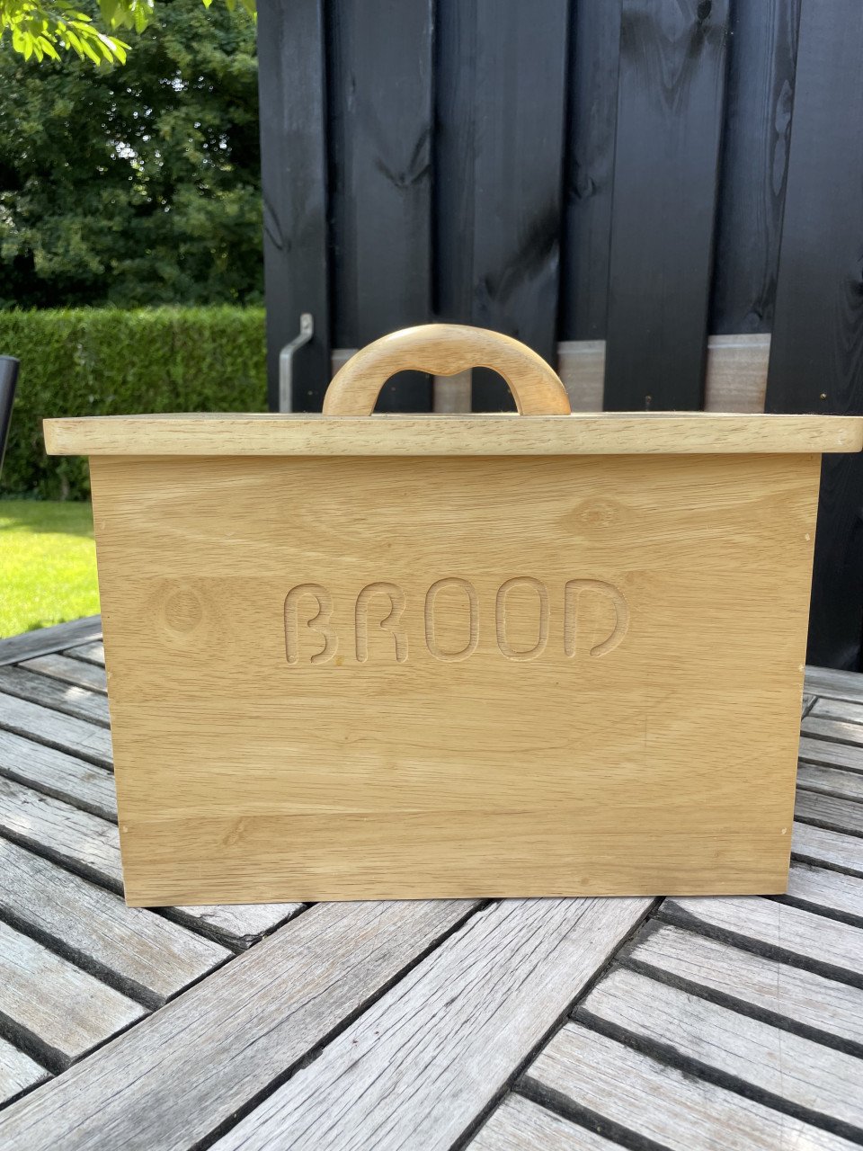 Houten brooddoos