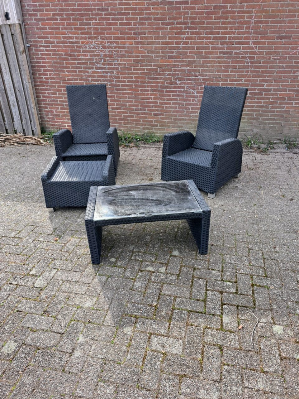 Tuinset - Stoelen met kussen
