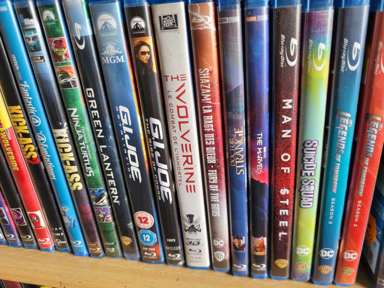 Blu ray en dvd