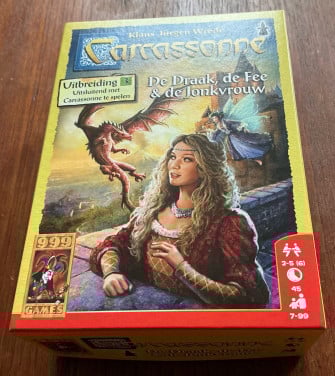 Uitbreiding 'De Draak, de Fee en de Jonkvrouw' Carcassonne.