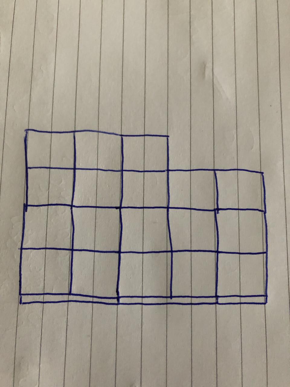 Kast met 18 deurtjes (trapkast in losse delen)