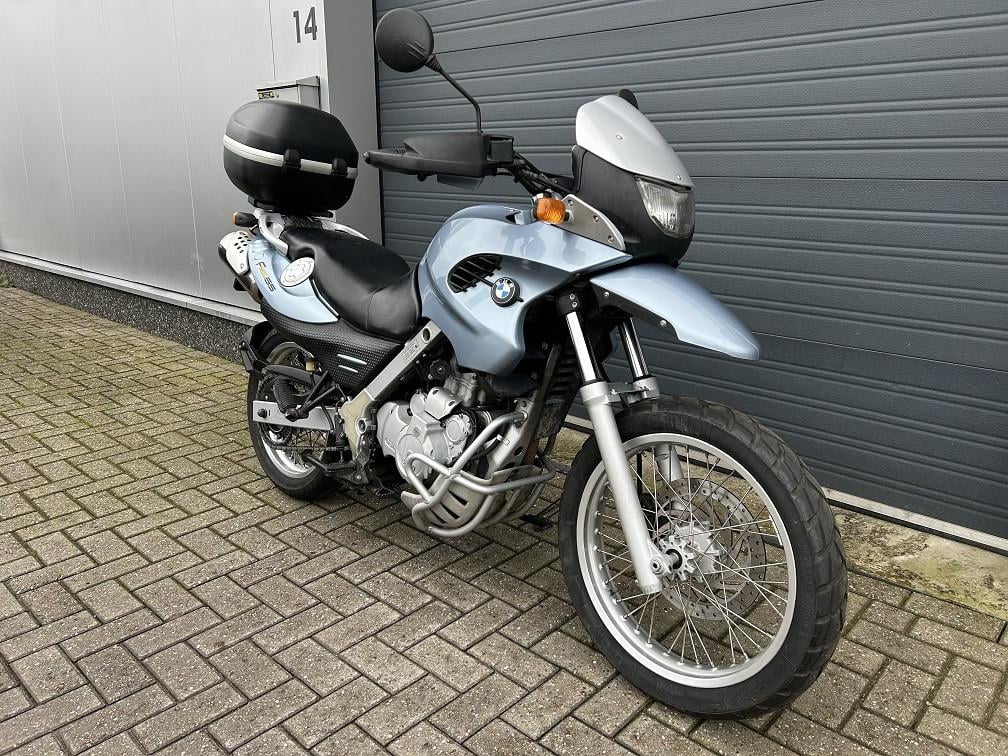 BMW F650GS ABS, 2002 met 31 dkm, 1e eig, topkoffer, valbeugel etc €2995,-