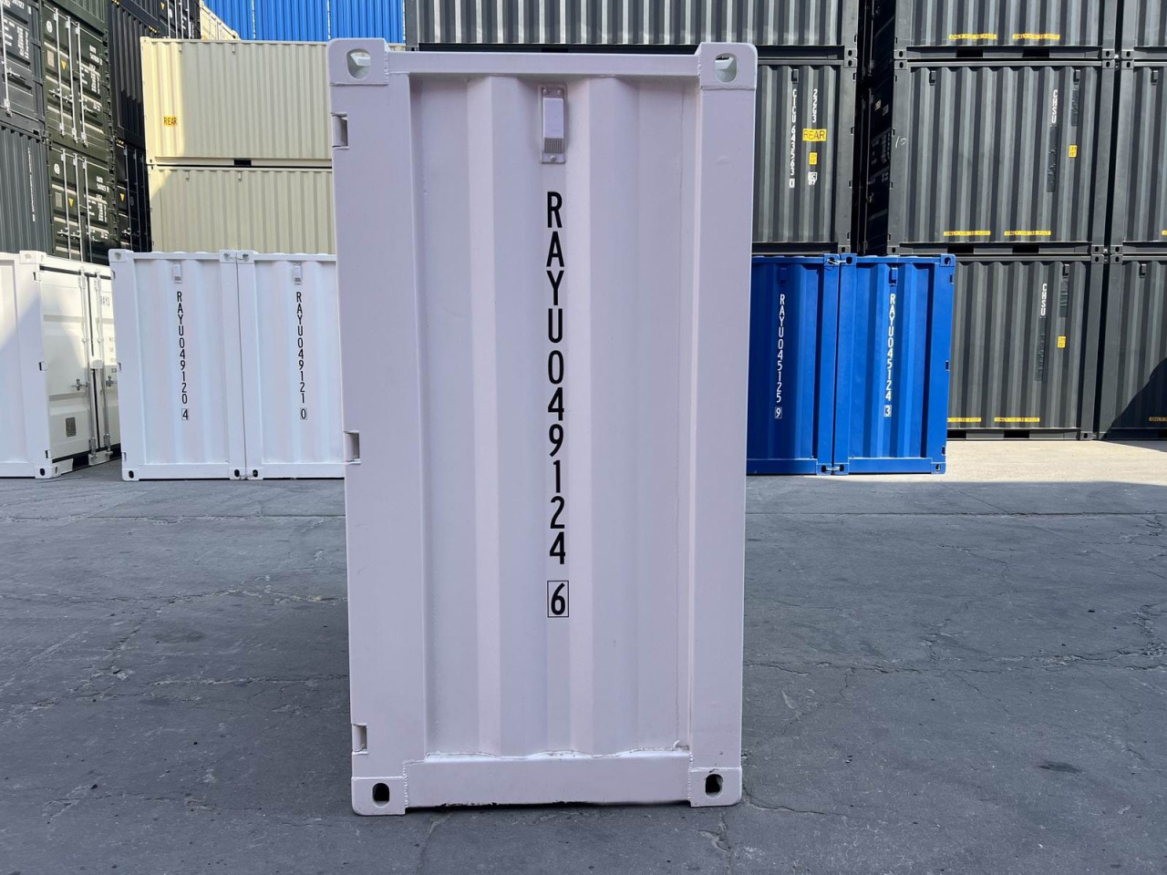 4fts opslagcontainer / bhv container / bouwcontainer wit