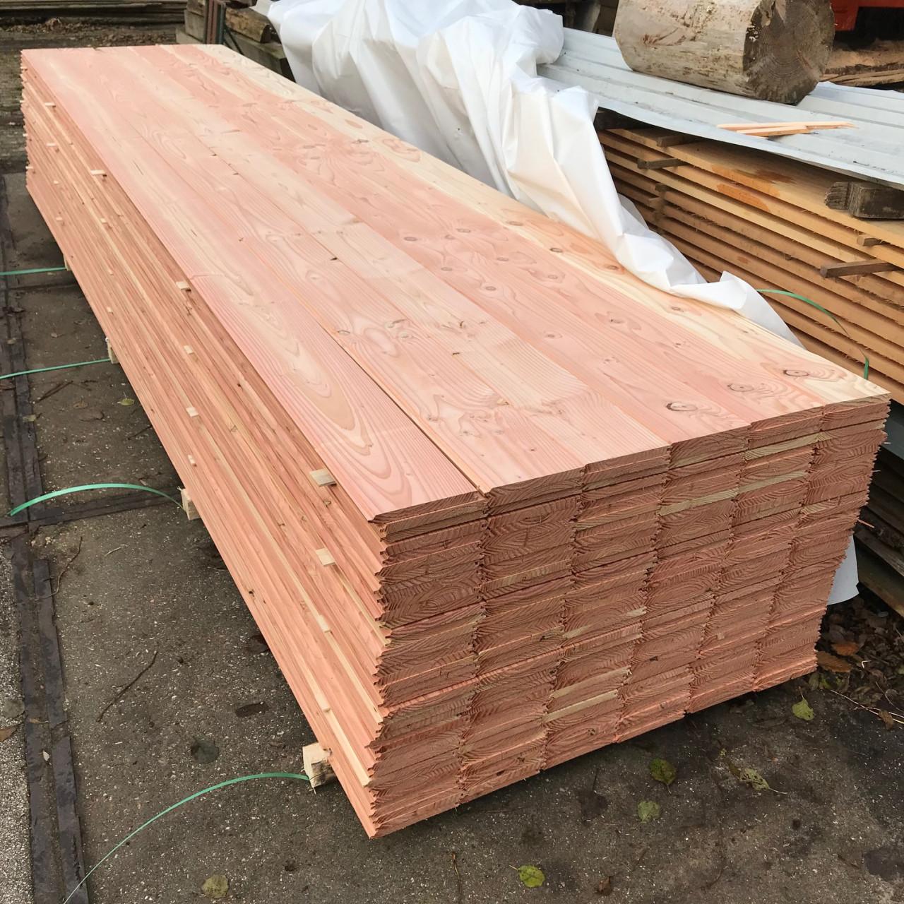 SALE! Douglas dakbeschot / vellingdelen / mes & groef planken