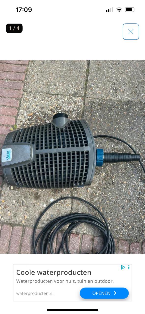 Te koop oase eco primium 16000 sterke en zuinige Vijverpomp