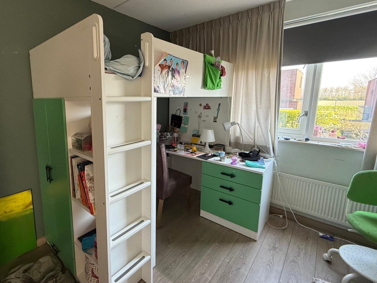 Ikea hoogslapen bed 200x90