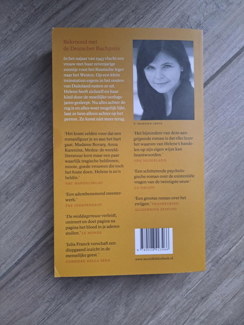 Roman De middagvrouw van Julia Franck