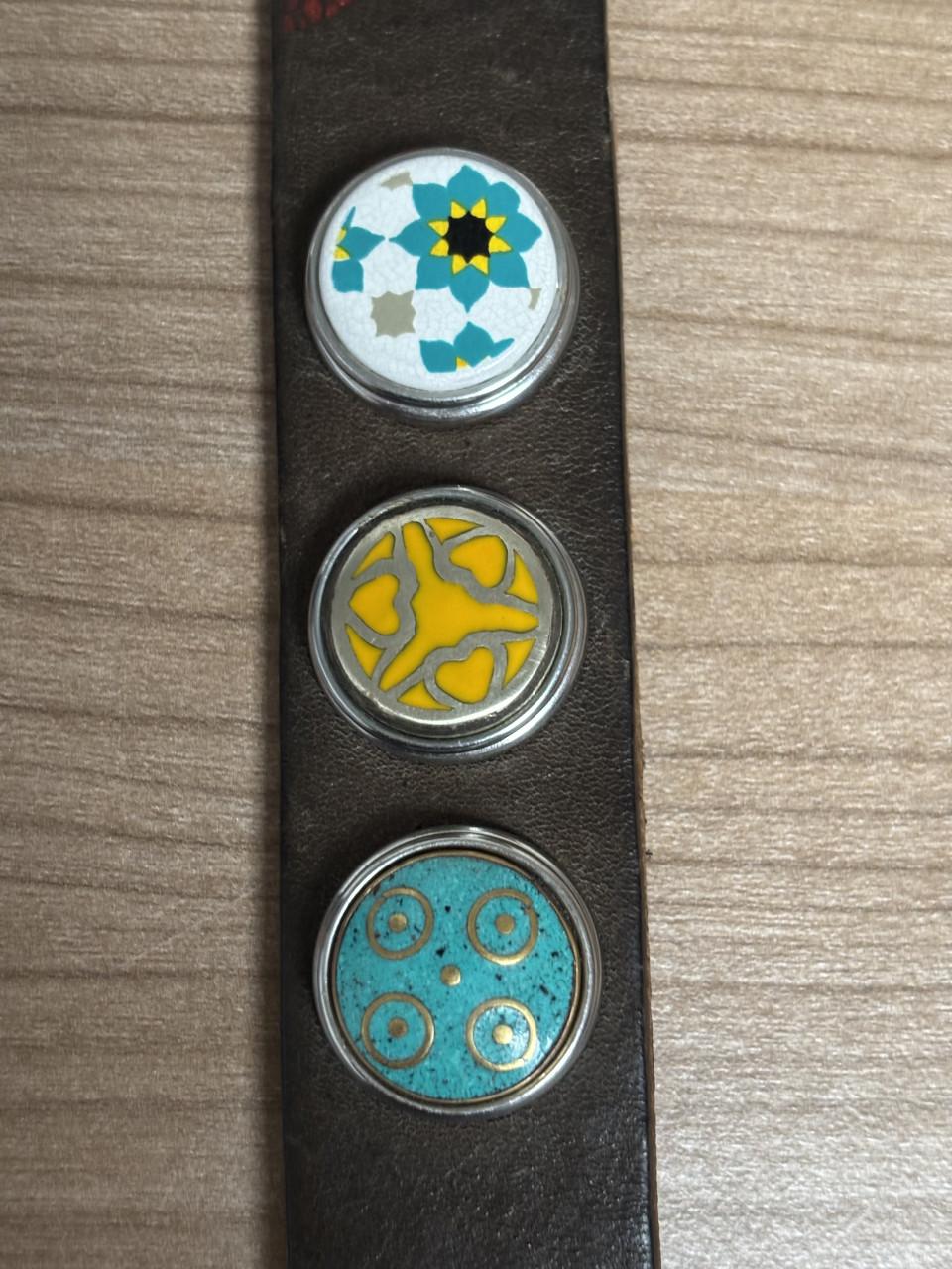 Noosa klik lederen armband