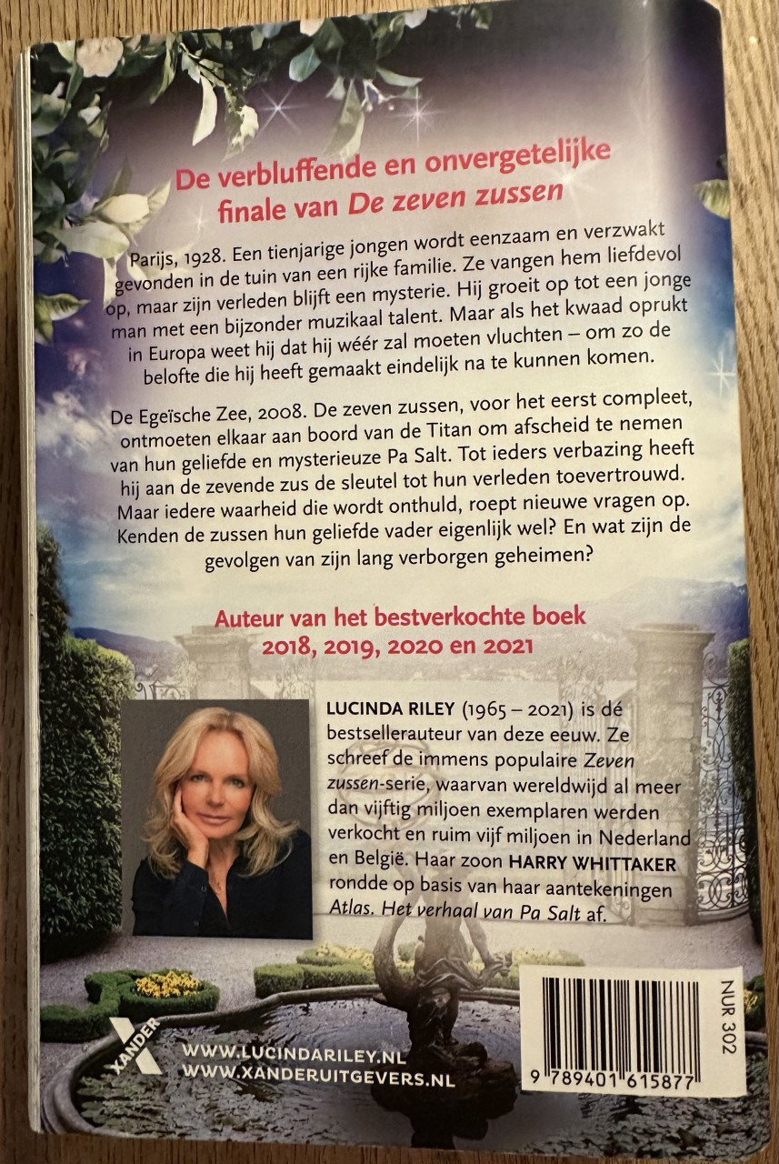 Lucinda Riley - de zeven zussen, deel 8