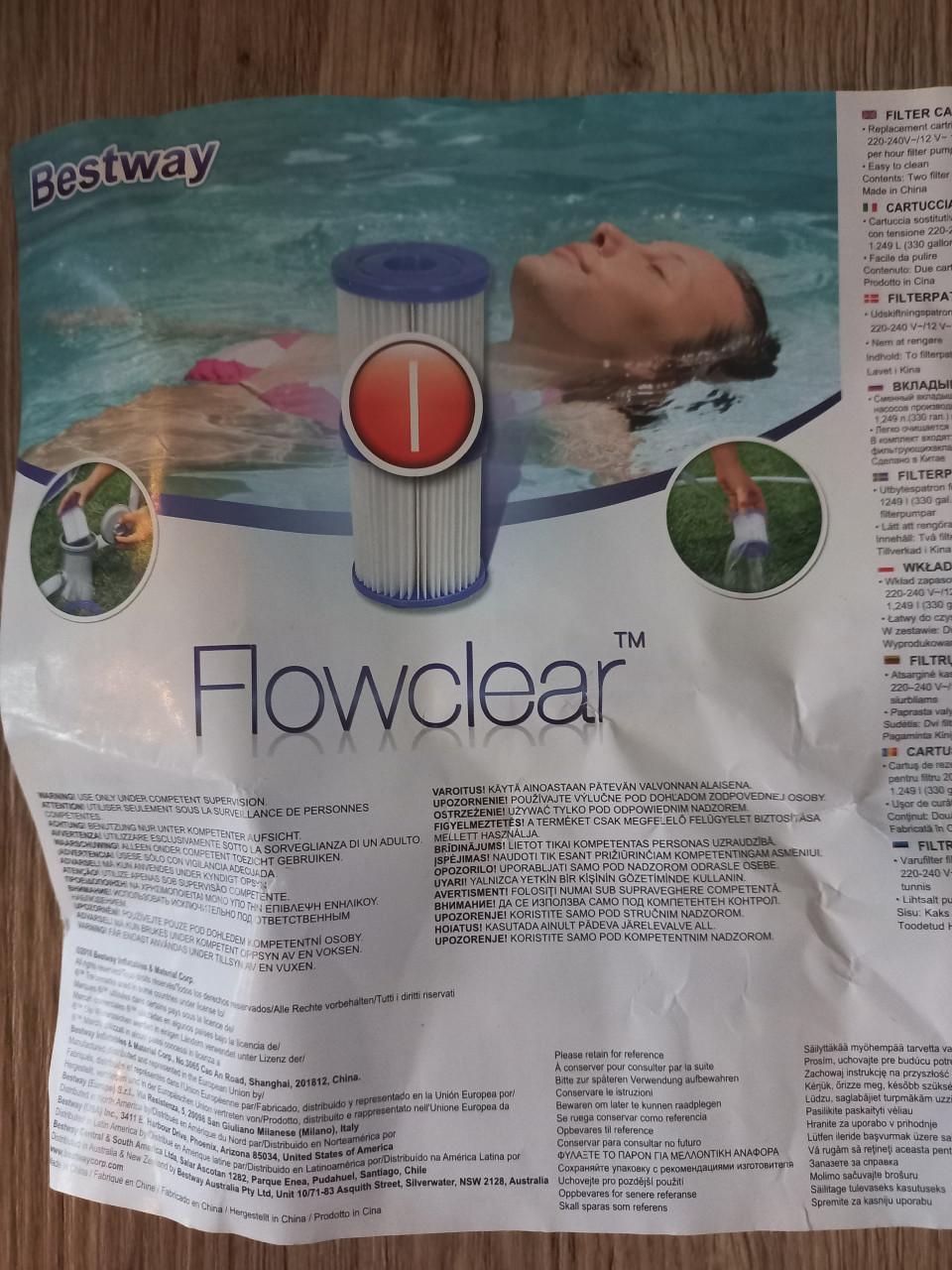 Zwembad starterset Large Interline Chloorpoeder en filters