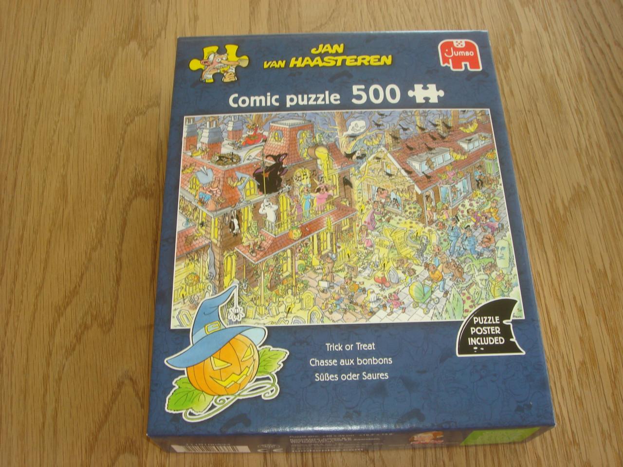 Te koop Complete Jan van Haasteren puzzel Trick or Treat 500 stukjes