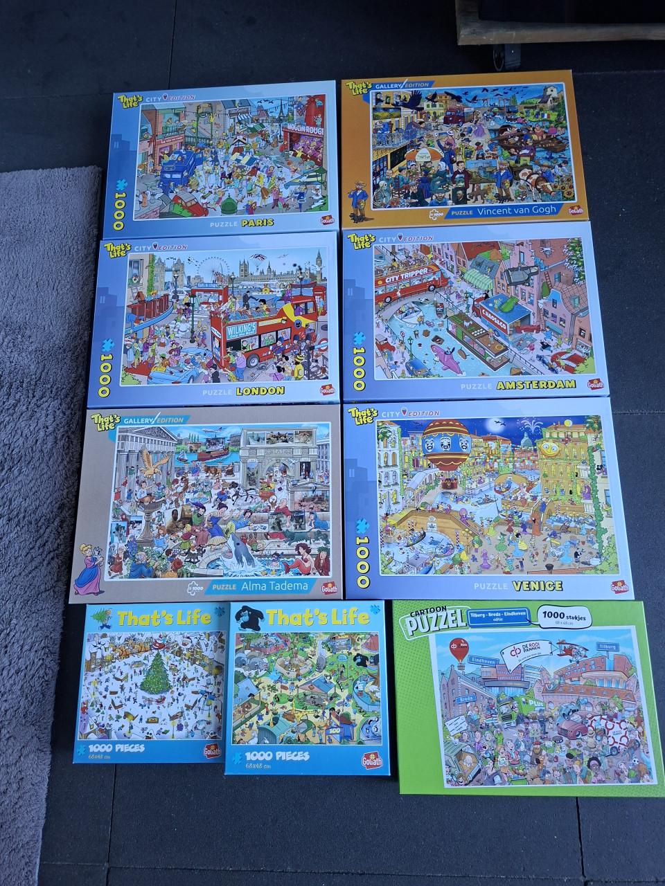 Te koop 24 zgan mooie puzzels
