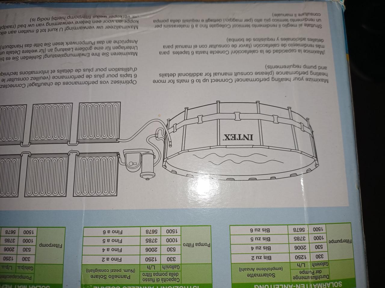Zwembad met veel toebehoren