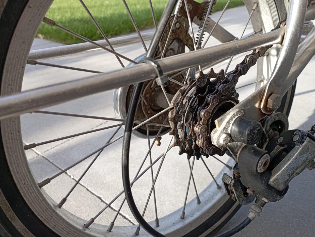 Aluminium vouwfiets met versnellingen nr 2