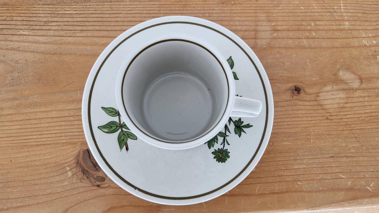 Winterling kop en schotel (Bavaria - Douwe Egberts)